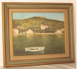 Πίνακας Θάλάσσιου τοπίου του Γουλά